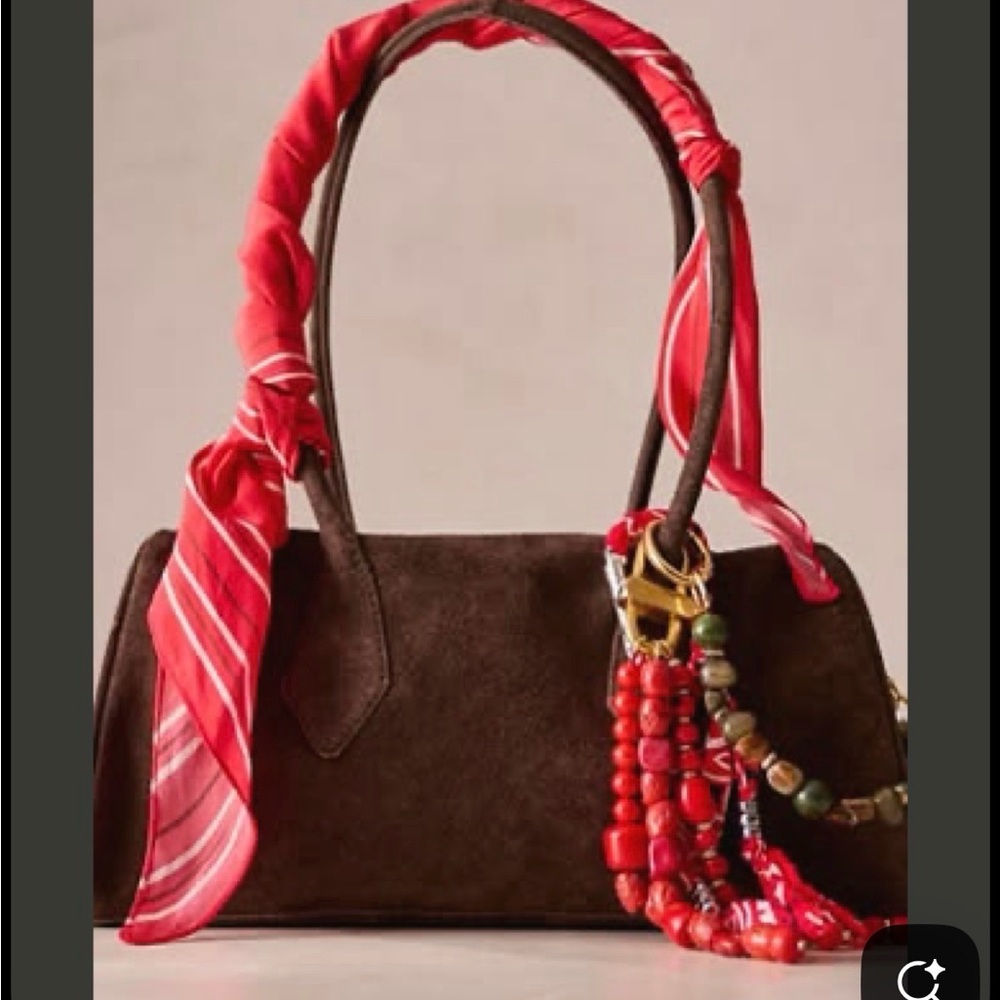 Sierra suede shoulder bag
